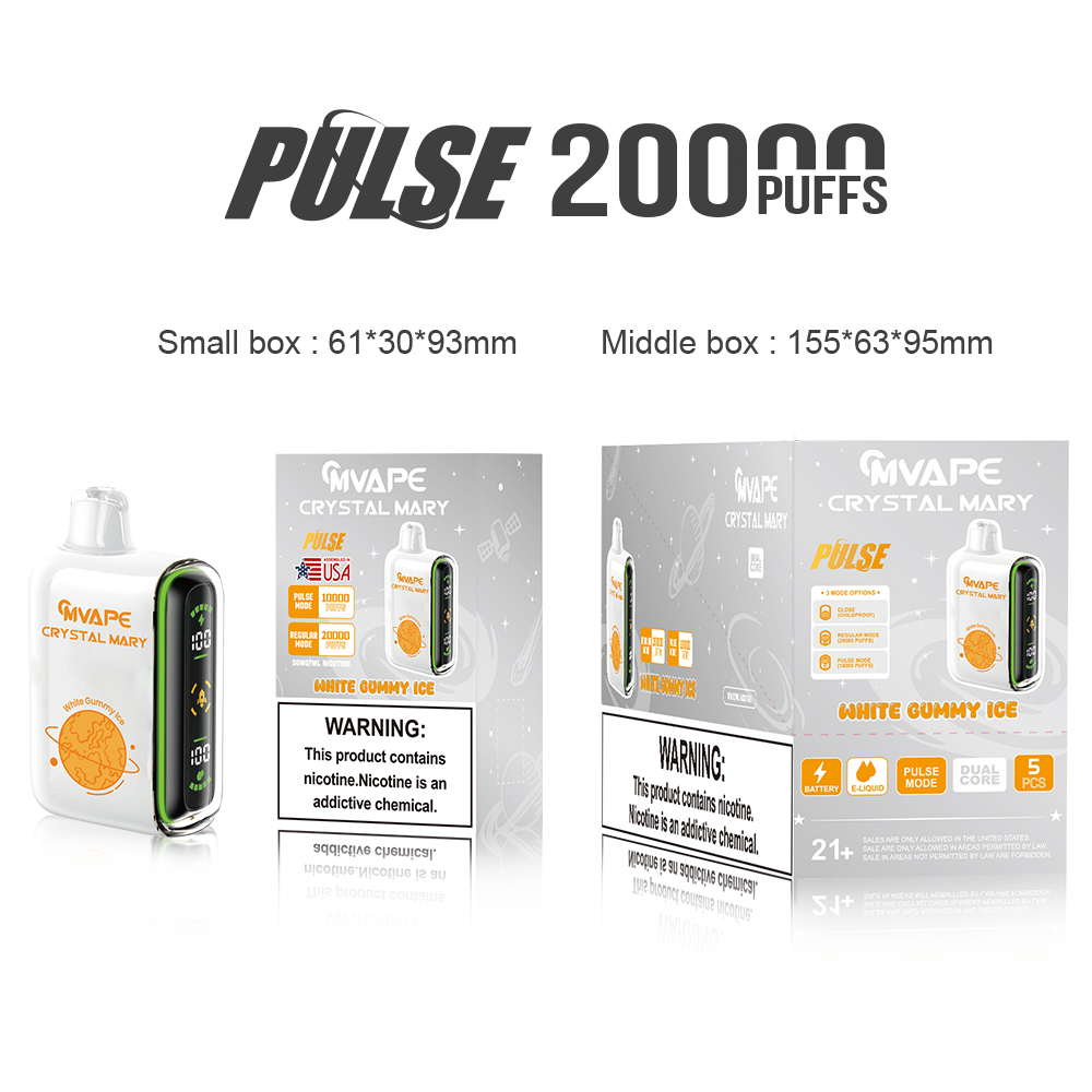 White Gummy Ice Crystal Mary Pulse