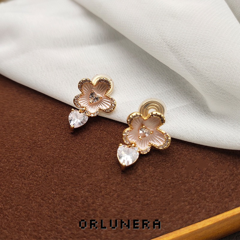 Vesper Floral Clip-On Earrings product image