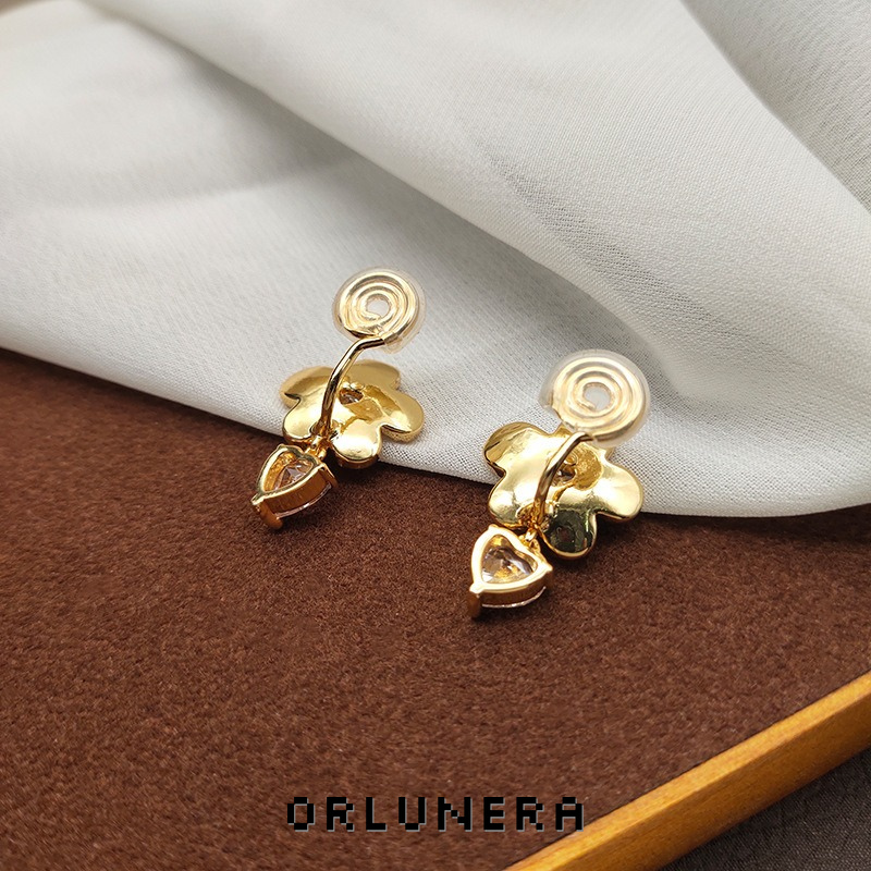 Vesper Floral Clip-On Earrings product image