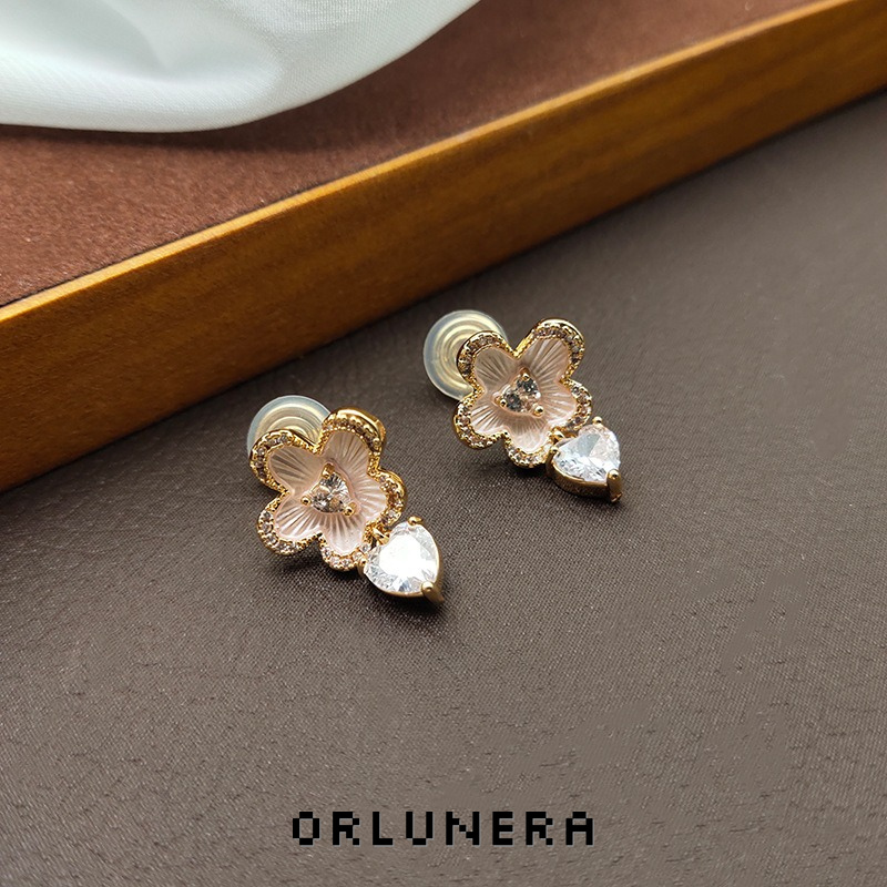 Vesper Floral Clip-On Earrings product image