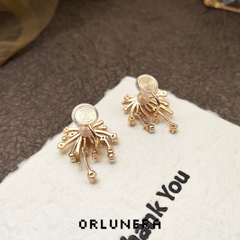 Vesper Pearl Crystal Starburst Stud Earrings product image
