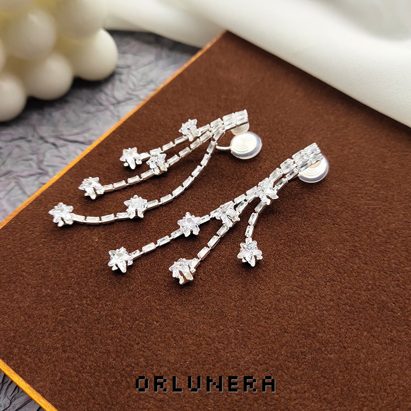 Vesper Star Crystal Clip-On Earrings product image
