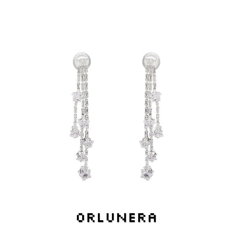 Vesper Star Crystal Clip-On Earrings product image