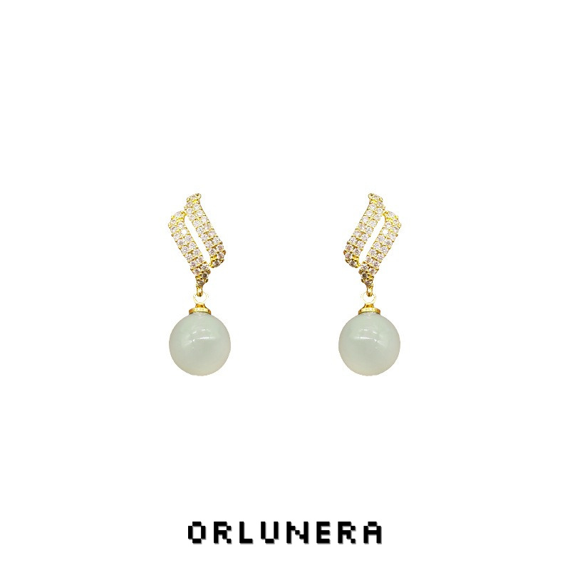 Aurelia Jade-Inspired Clip-On Earrings product image