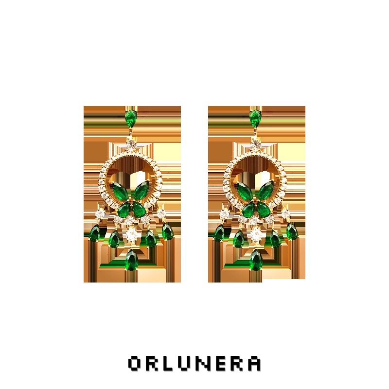 Aurelia Butterfly Tassel Clip-On Drop Earrings product image