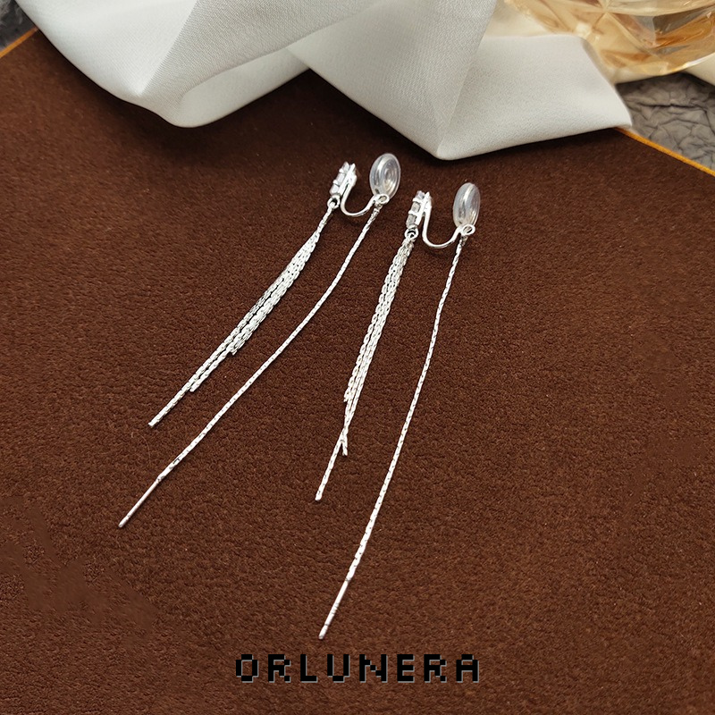 Amara Tassel Clip-On Drop Earrings product image