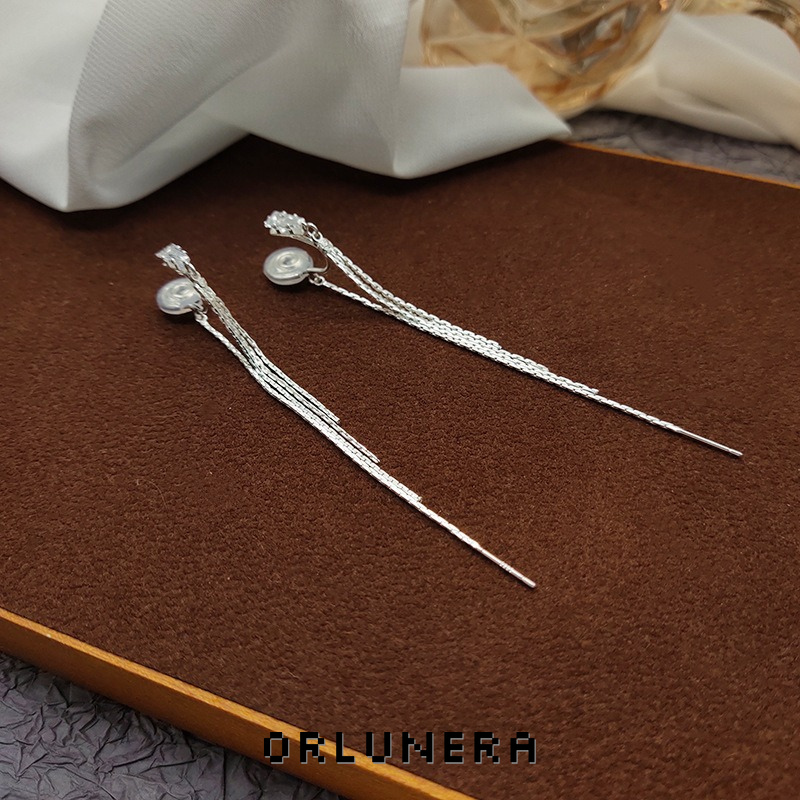 Amara Tassel Clip-On Drop Earrings product image