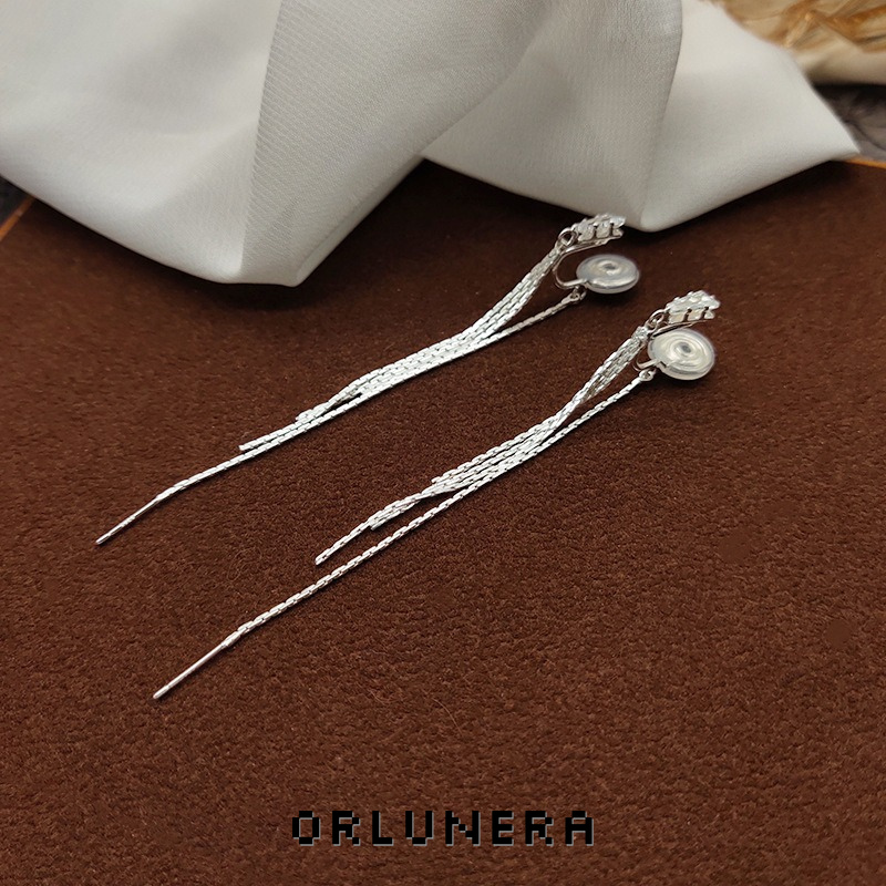 Amara Tassel Clip-On Drop Earrings product image