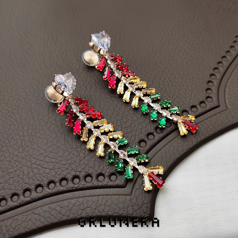 Lumière Wheat Ear Tassel Clip-On Drop Earrings product image