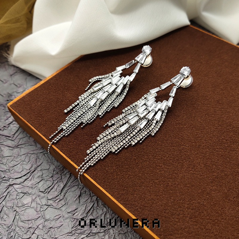 Noelle Tassel Clip-On Drop Earrings product image