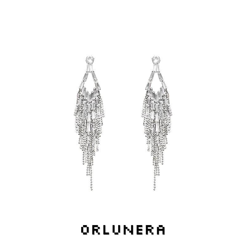 Noelle Tassel Clip-On Drop Earrings product image