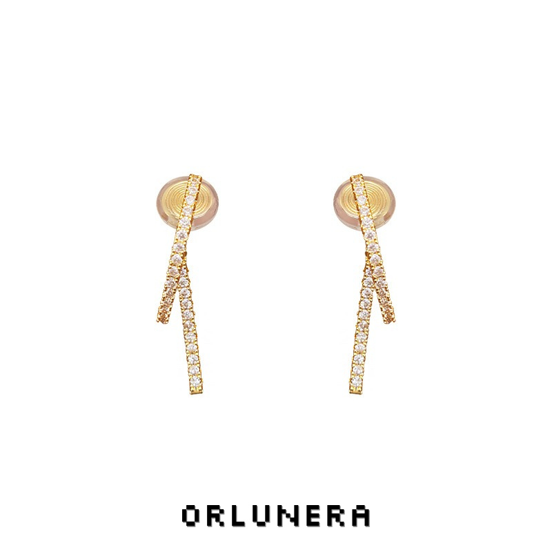Élan Pavé Crystal Clip-On Earrings product image