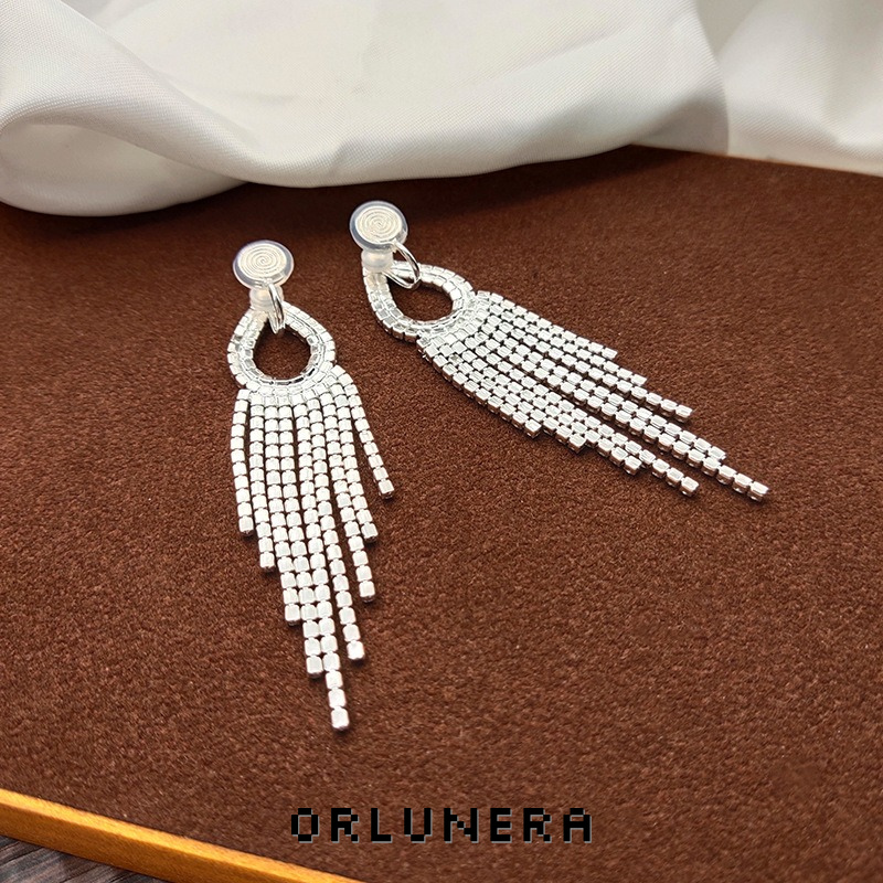 Élan Tassel Clip-On Drop Earrings — Edition 73 product image