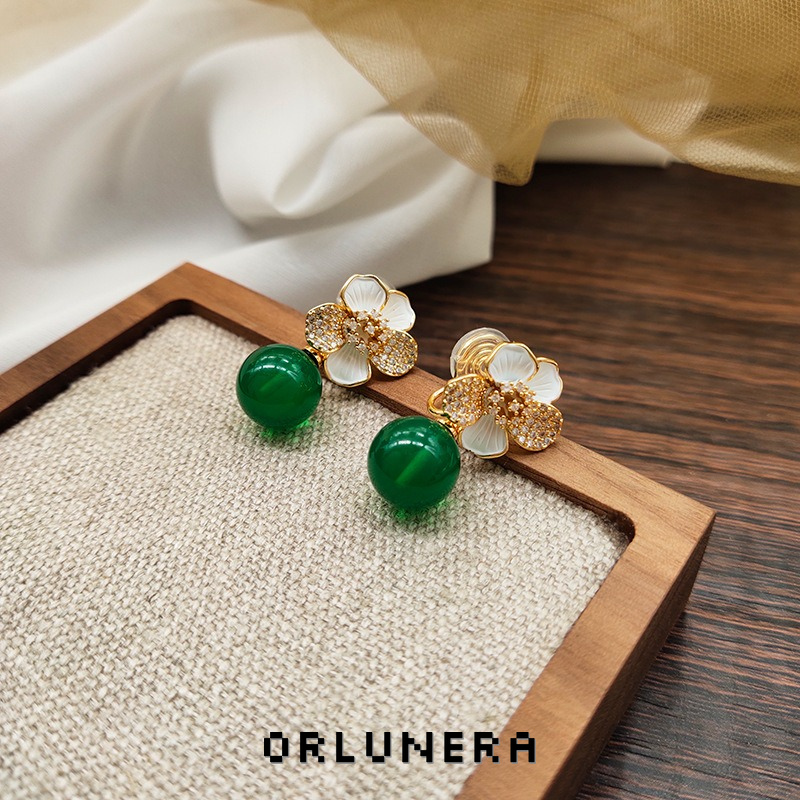 Celeste Floral Clip-On Earrings product image