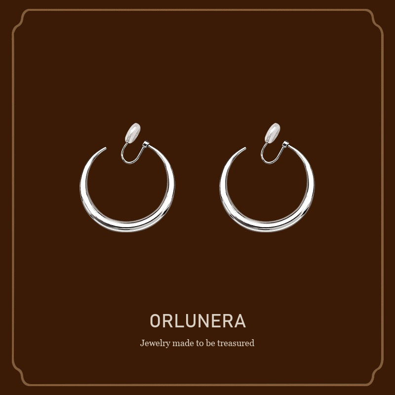 Seren Hoop Clip-On Earrings Orlunera cover
