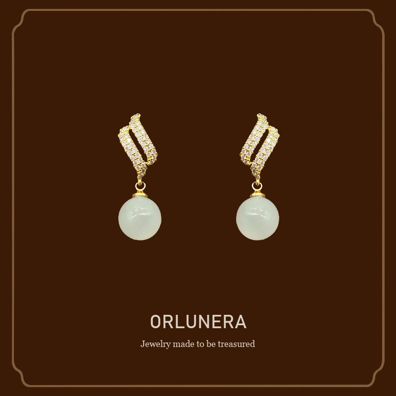 Aurelia Jade-Inspired Clip-On Earrings Orlunera cover