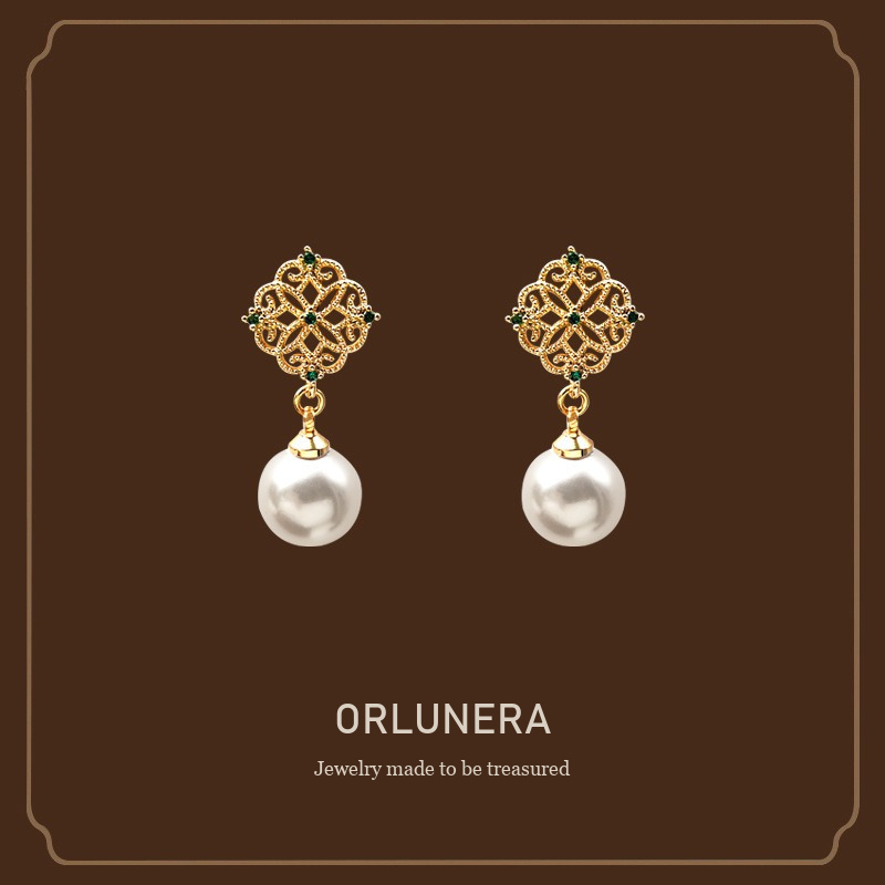 Amara Pearl Clip-On Earrings Orlunera cover