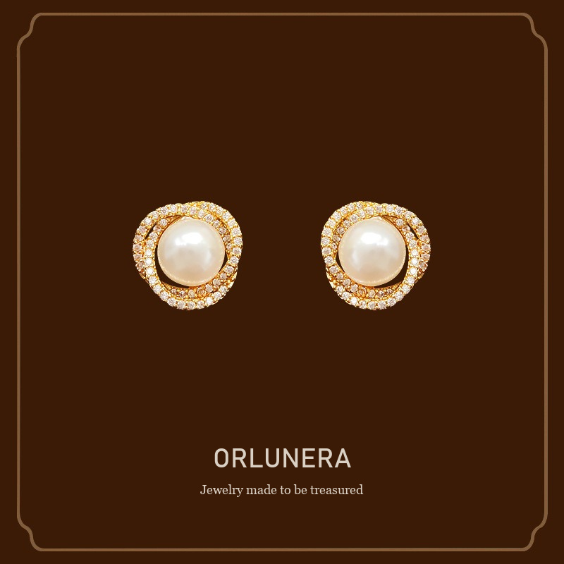 Seren Pearl Clip-On Earrings Orlunera cover