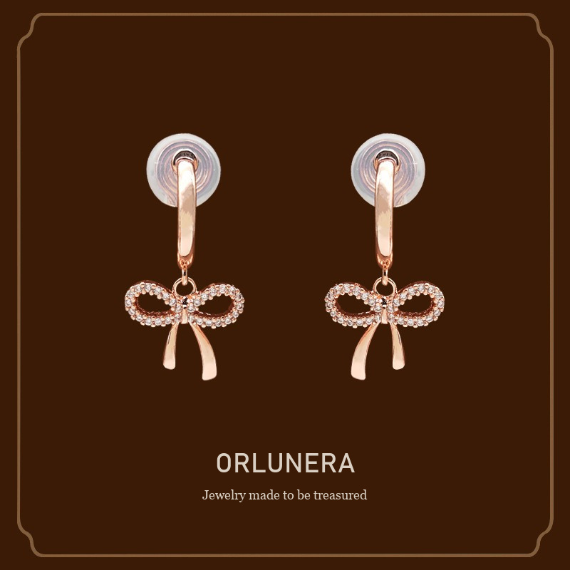 Aurelia Bow Butterfly Clip-On Earrings Orlunera cover