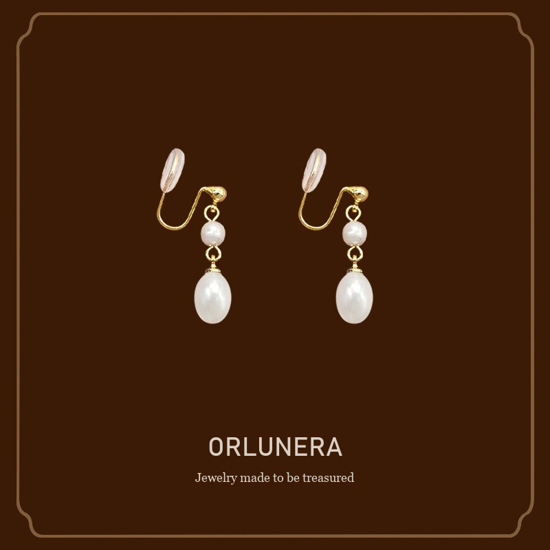 Élan Pearl Clip-On Earrings Orlunera cover