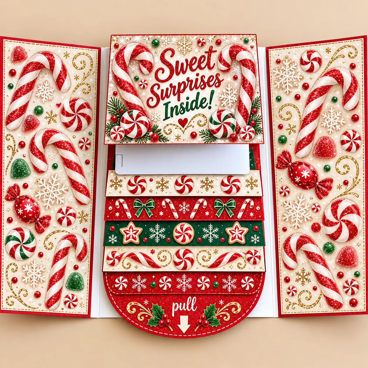 ⏰ LAST DAY 50% OFF - 2026 New 🎅💳 Waterfall Christmas Gift Card Booklet ✨