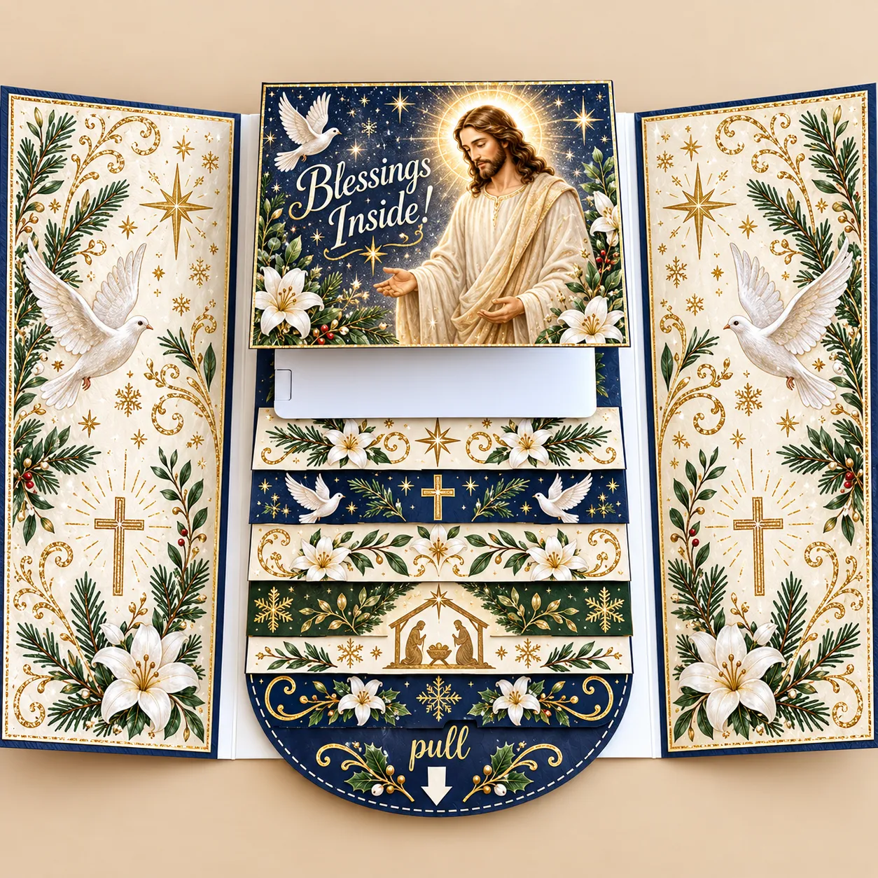 ⏰ LAST DAY 50% OFF - 2026 New 🎅💳 Waterfall Christmas Gift Card Booklet ✨