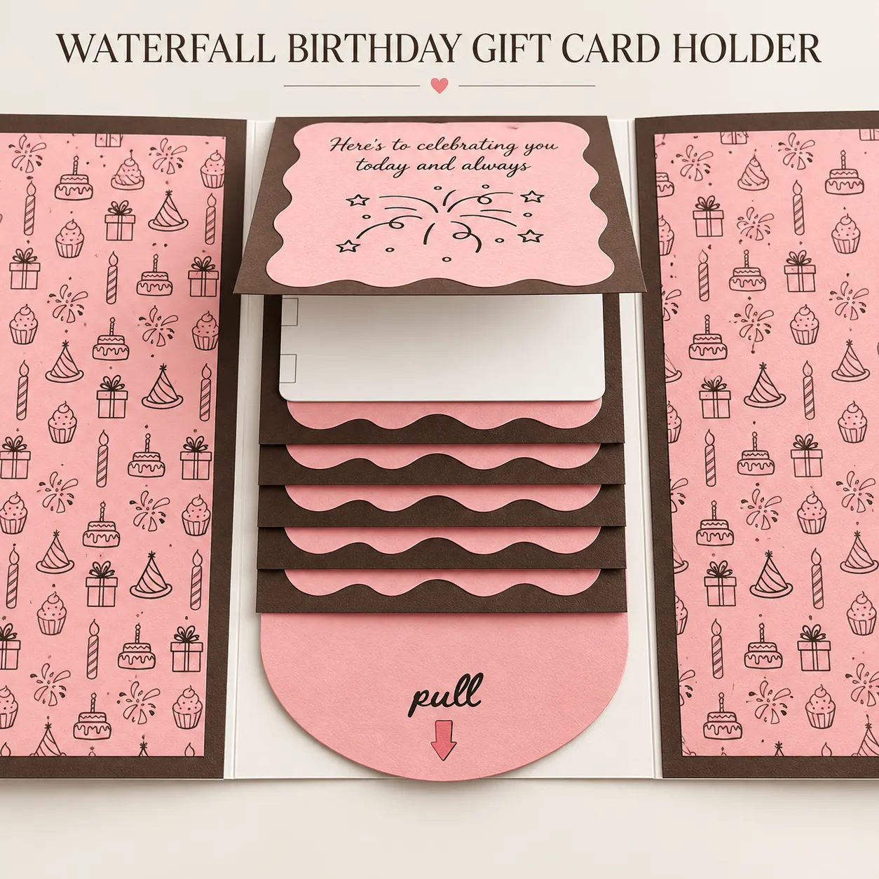 ⏰ LAST DAY 50% OFF - 2026 New 🎅💳 Waterfall Christmas Gift Card Booklet ✨