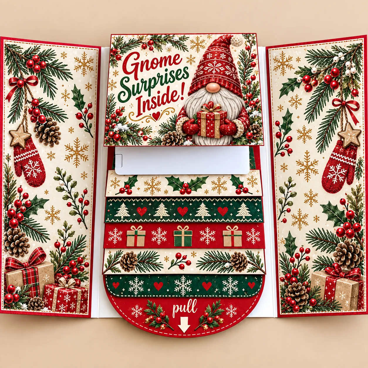 ⏰ LAST DAY 50% OFF - 2026 New 🎅💳 Waterfall Christmas Gift Card Booklet ✨