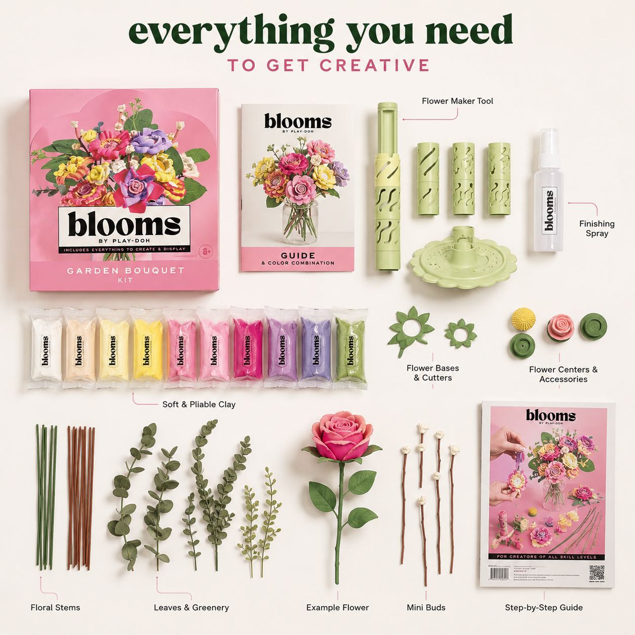 DIY Clay Flower Bouquet Kit – Create, Display & Enjoy