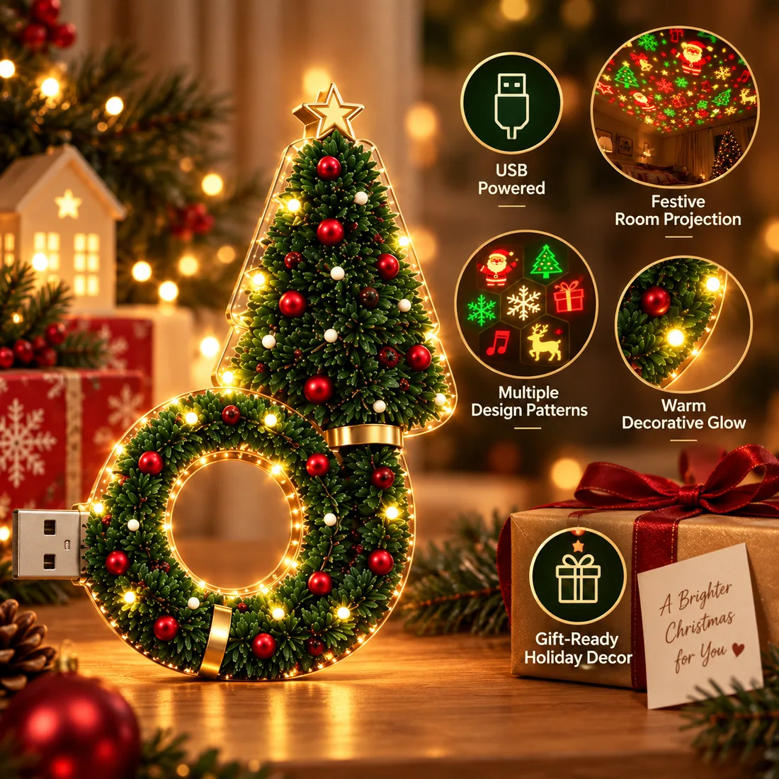 Christmas projector light product highlights