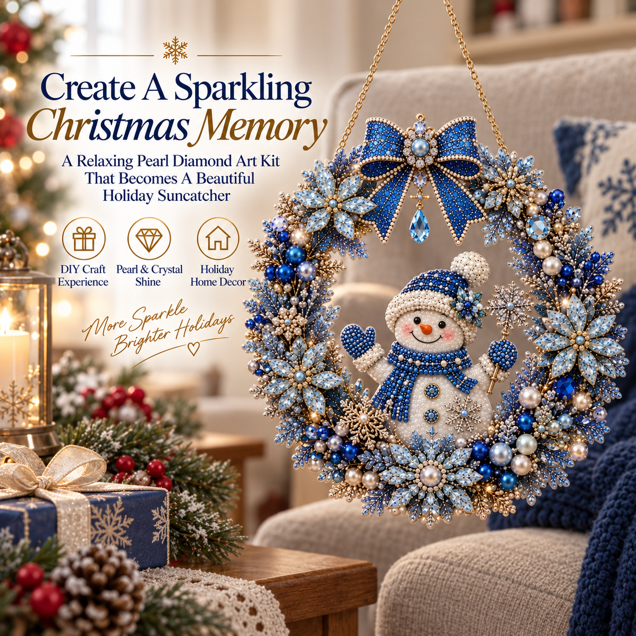 🎄 Limited Time – 60% OFF DIY Christmas Diamond Art Kit ✨