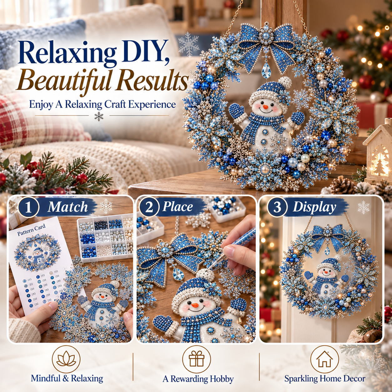 🎄 Limited Time – 60% OFF DIY Christmas Diamond Art Kit ✨