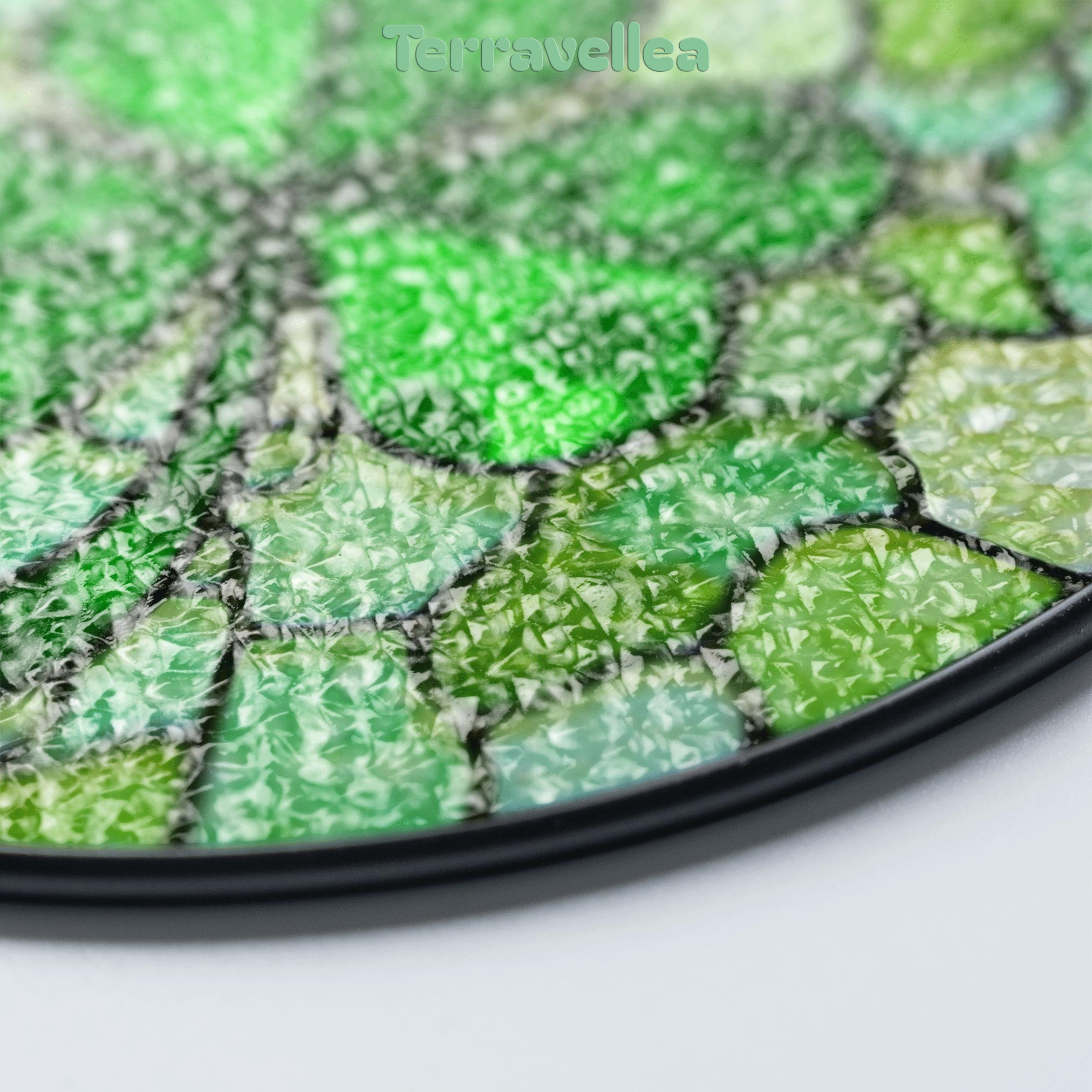 Green Four Leaf Clover Stained Glass Suncatcher Window Decoration Unique Gift for St Patrick's Day - image 8