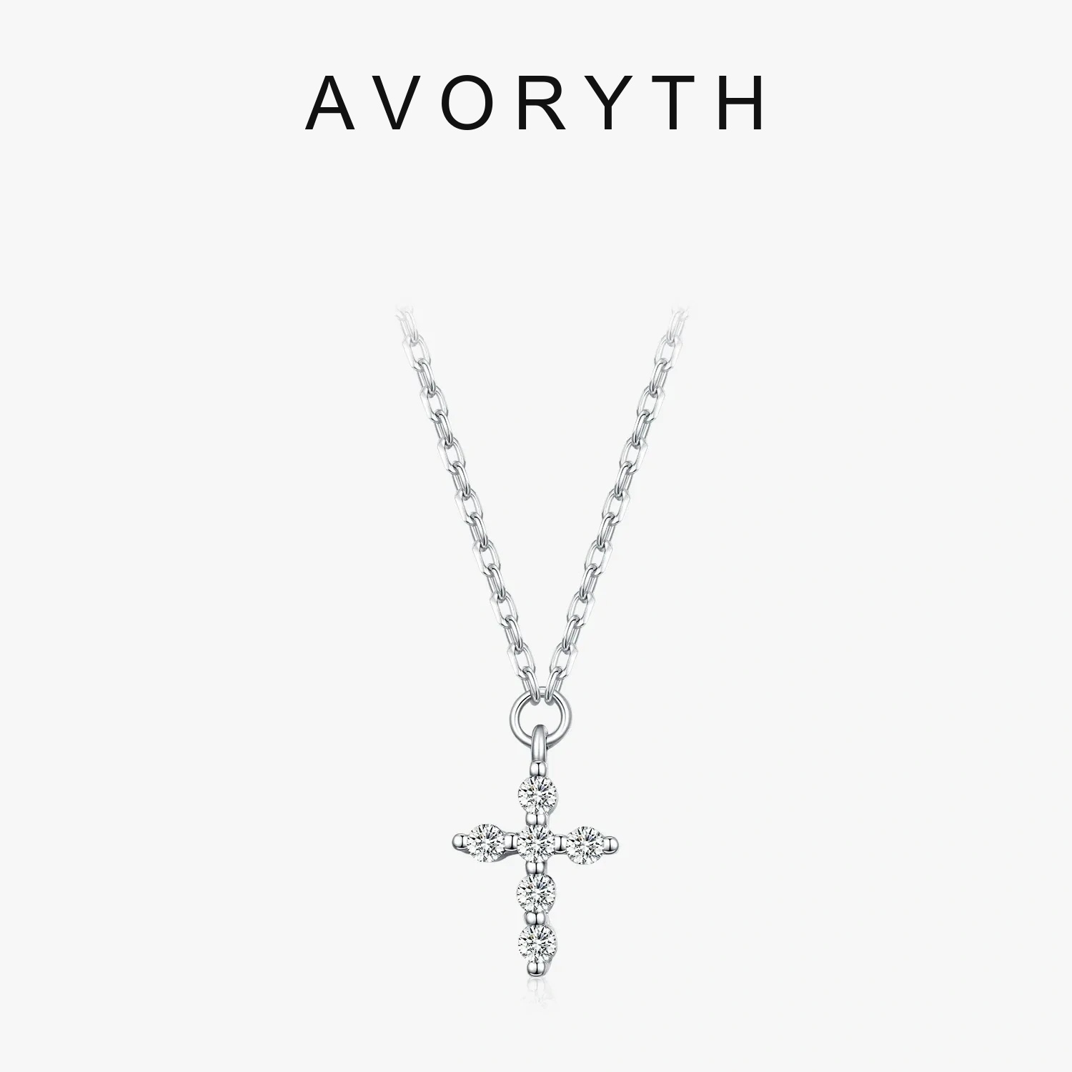 AVORYTH Odette Cross Moissanite Necklace AVORYTH cover image