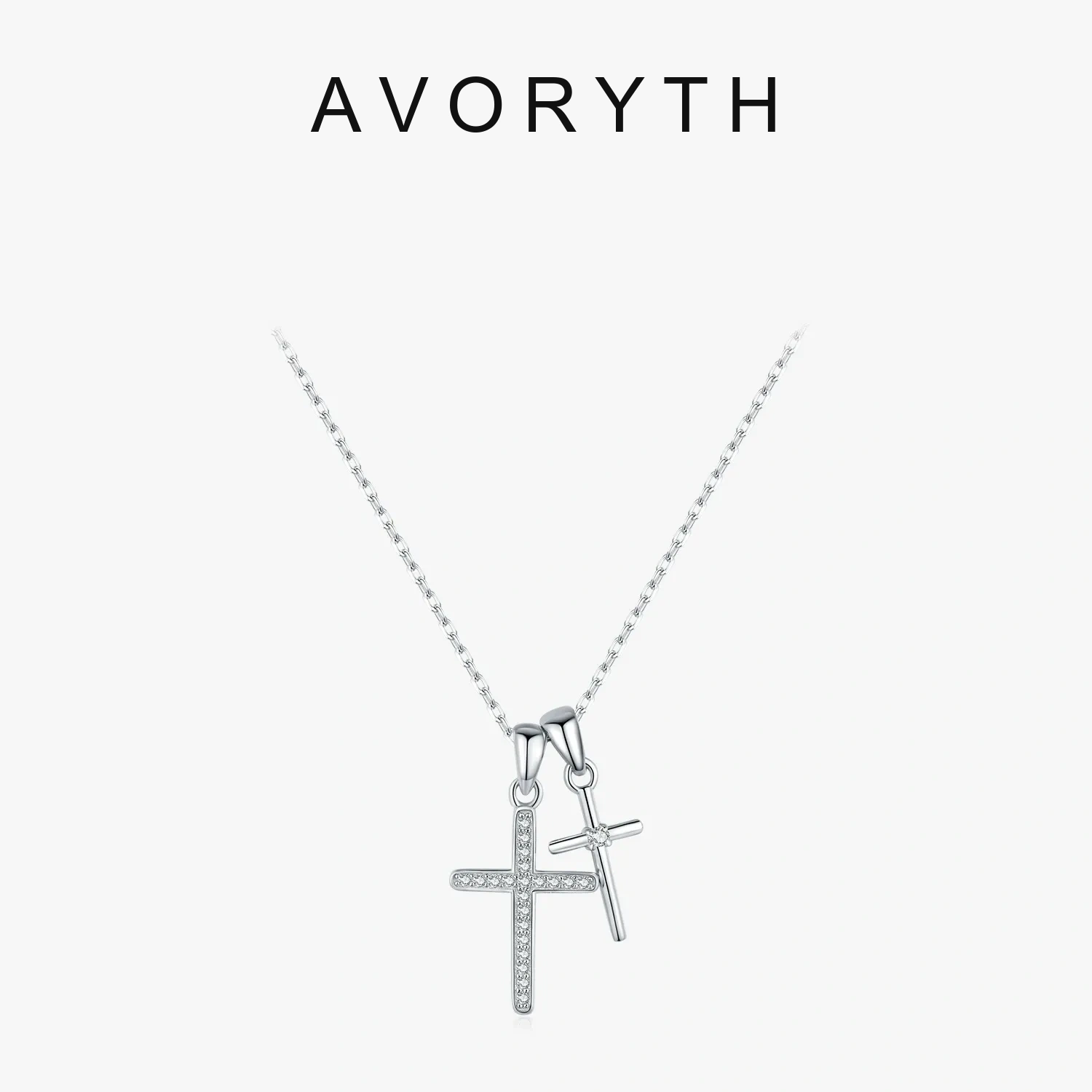 AVORYTH Solenne Cross Moissanite Necklace AVORYTH cover image