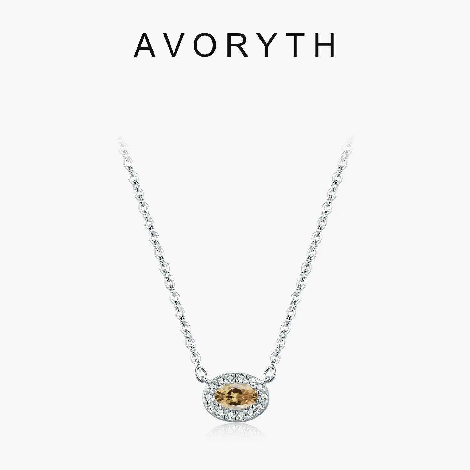 AVORYTH Seraphine Multicolor Solar Moissanite Necklace AVORYTH cover image