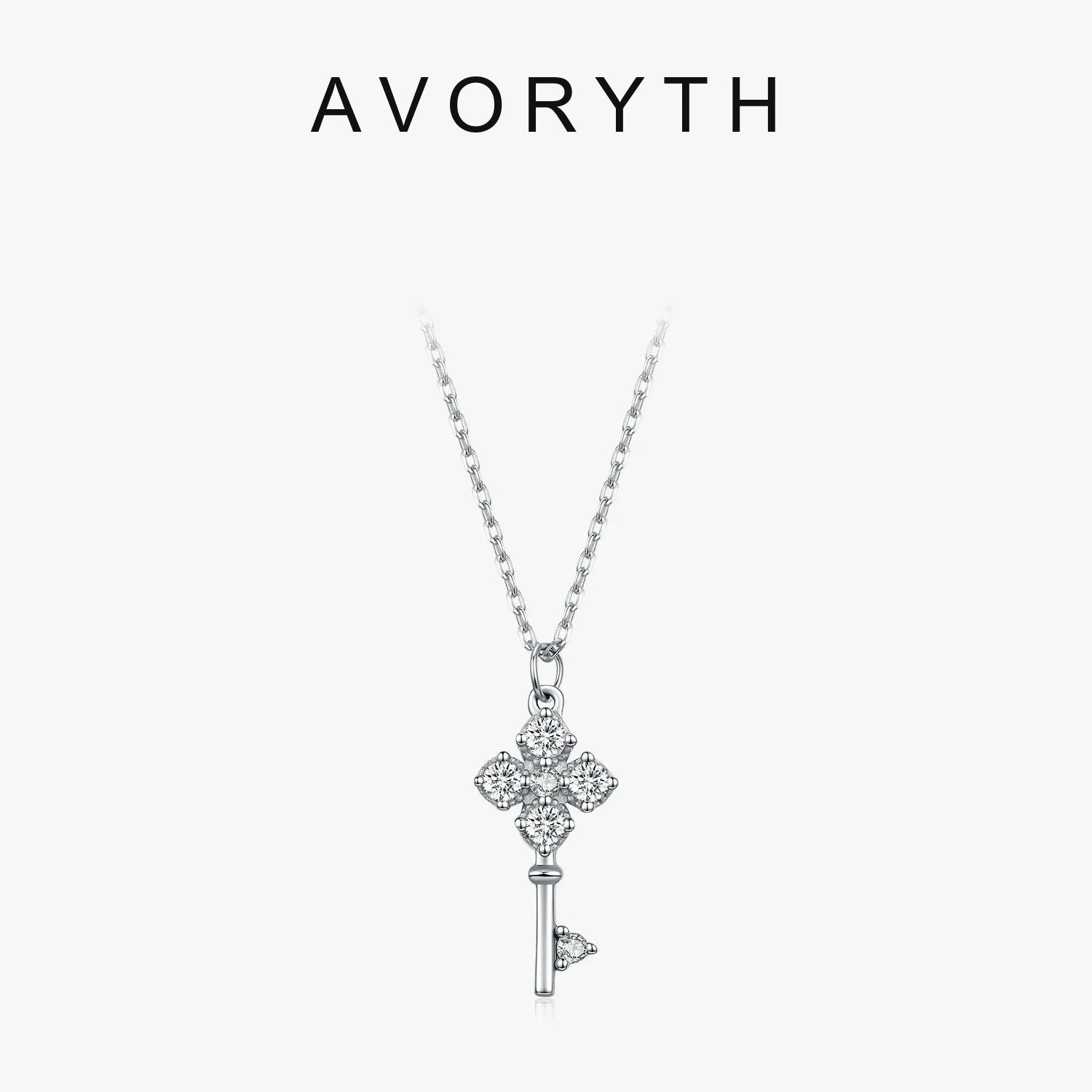 AVORYTH Estelle Clover Moissanite Necklace AVORYTH cover image