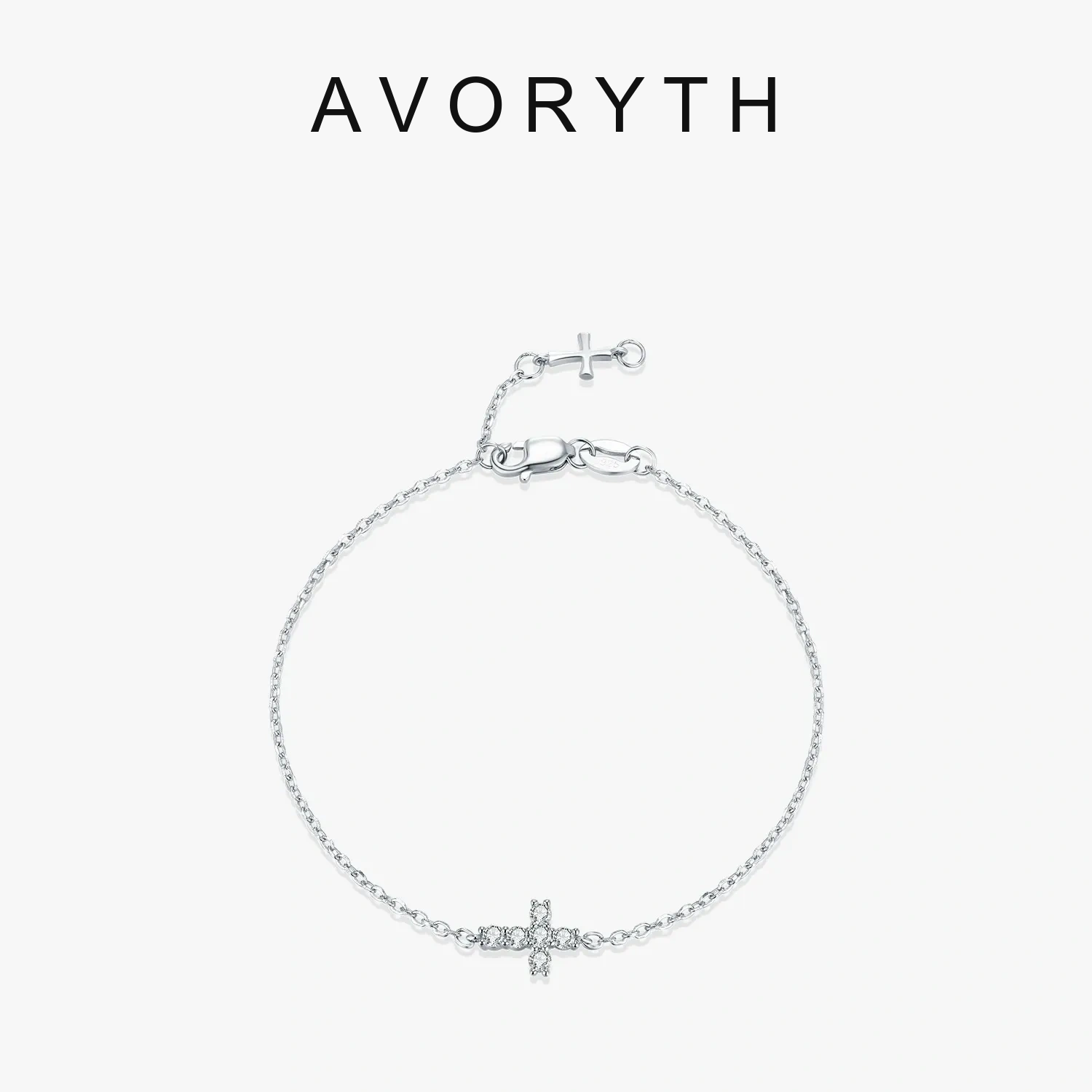 AVORYTH Odette Cross Moissanite Bracelet AVORYTH cover image