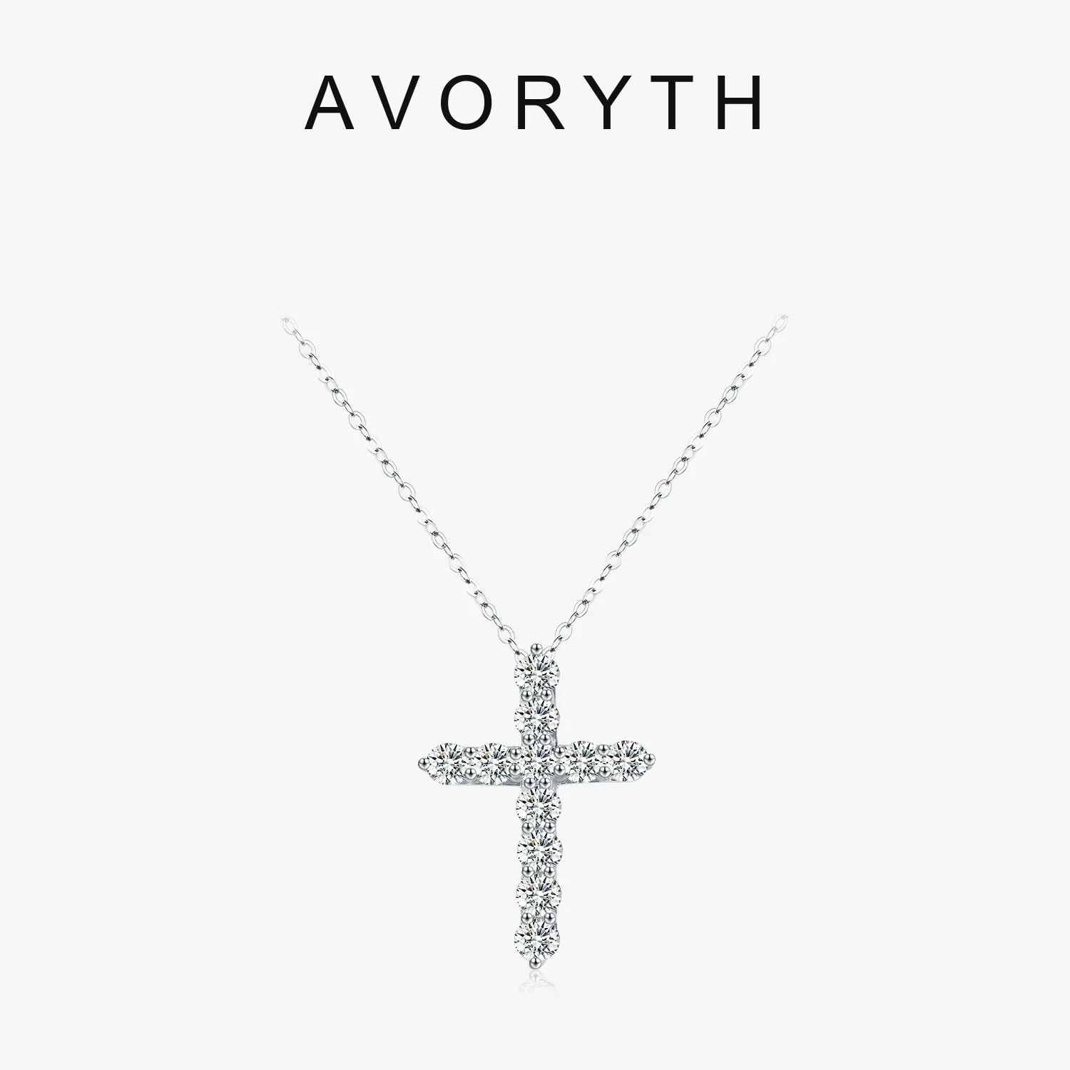 AVORYTH Aurelia Cross Moissanite Necklace AVORYTH cover image