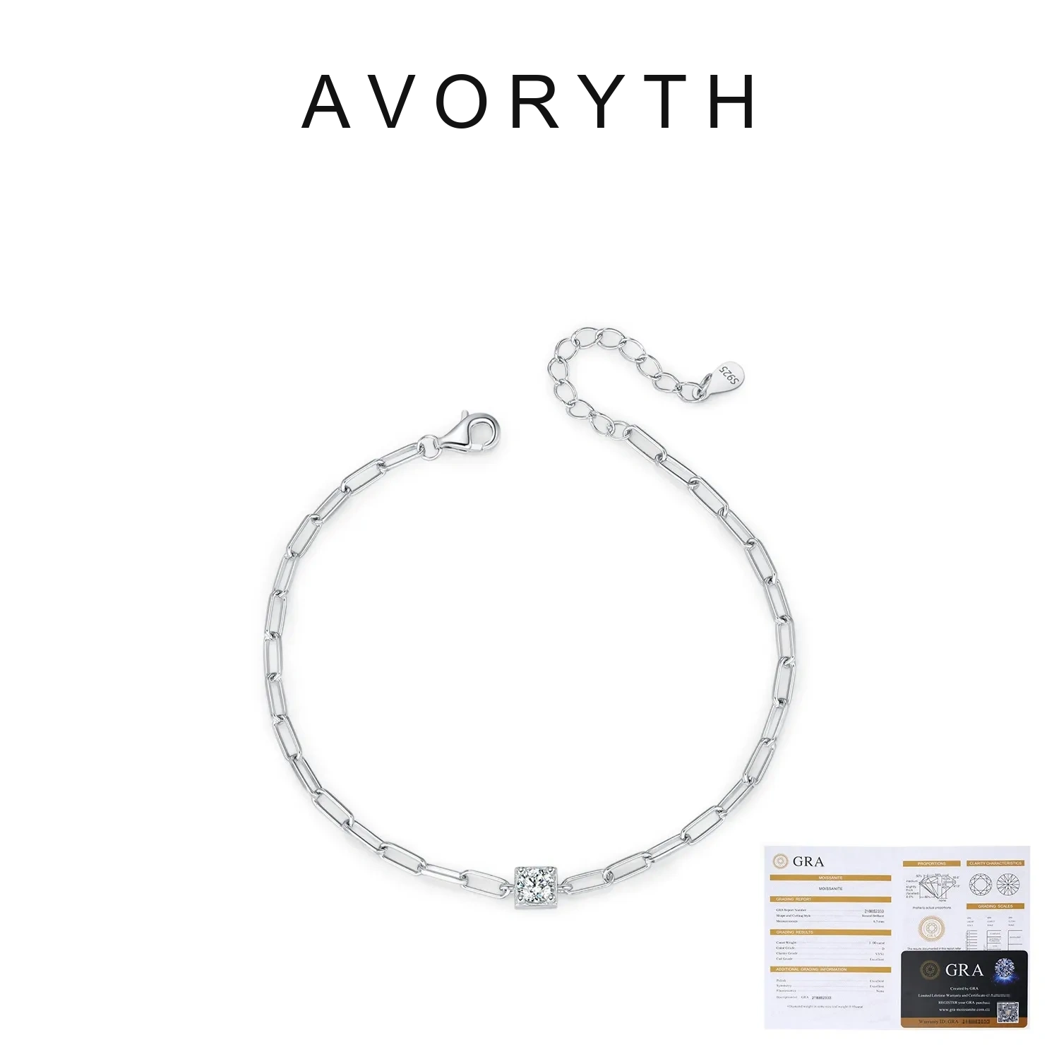 AVORYTH Isolde Geometric Moissanite Bracelet product image 5
