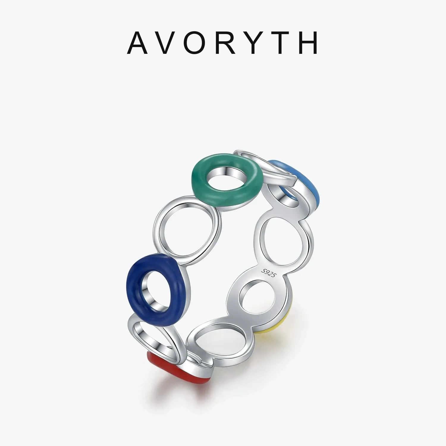 AVORYTH Odette Multicolor Sterling Silver Ring product image 6