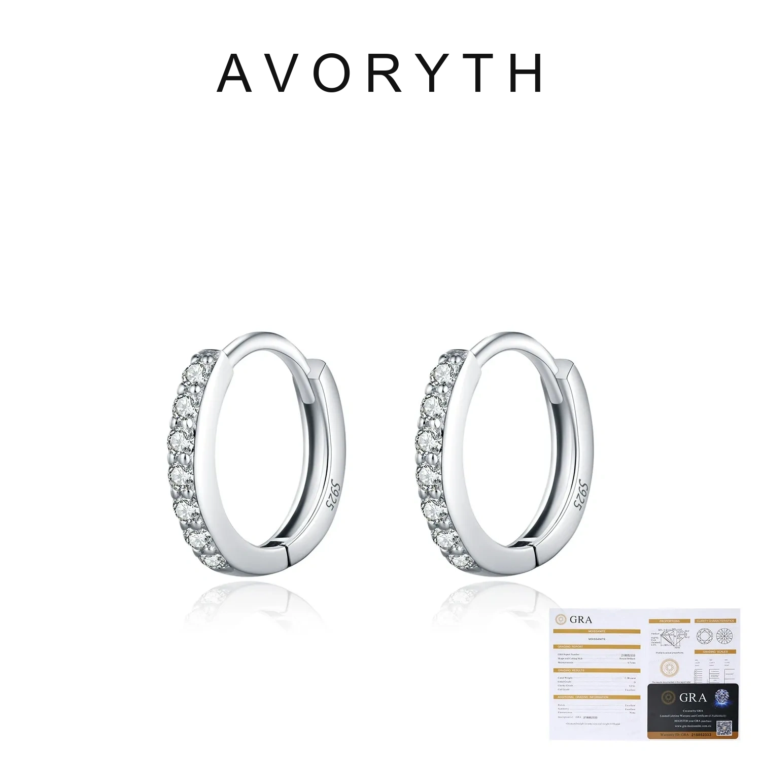 AVORYTH Aurelia Solar Moissanite Earrings product image 5