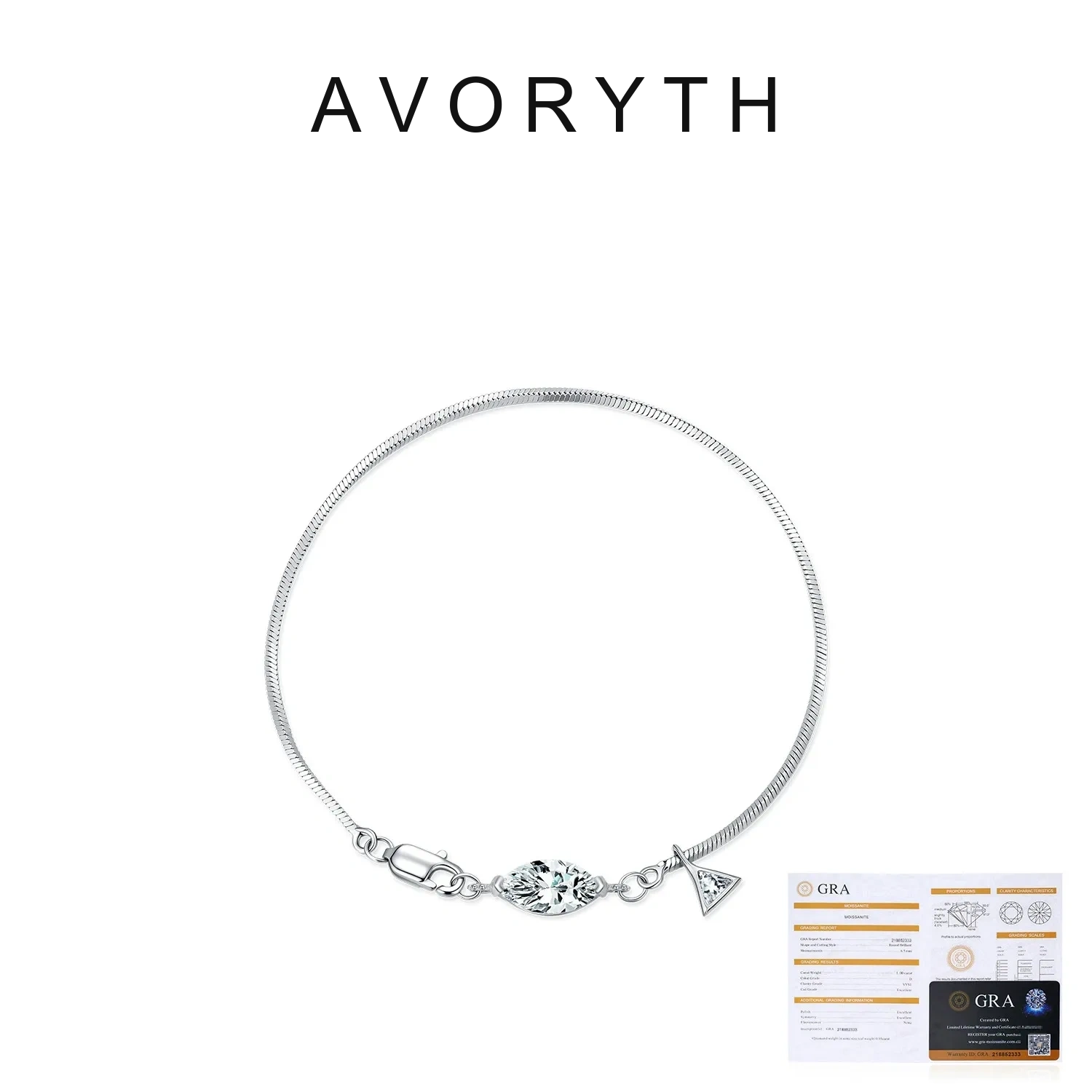 AVORYTH Celeste Marquise Moissanite Bracelet product image 5