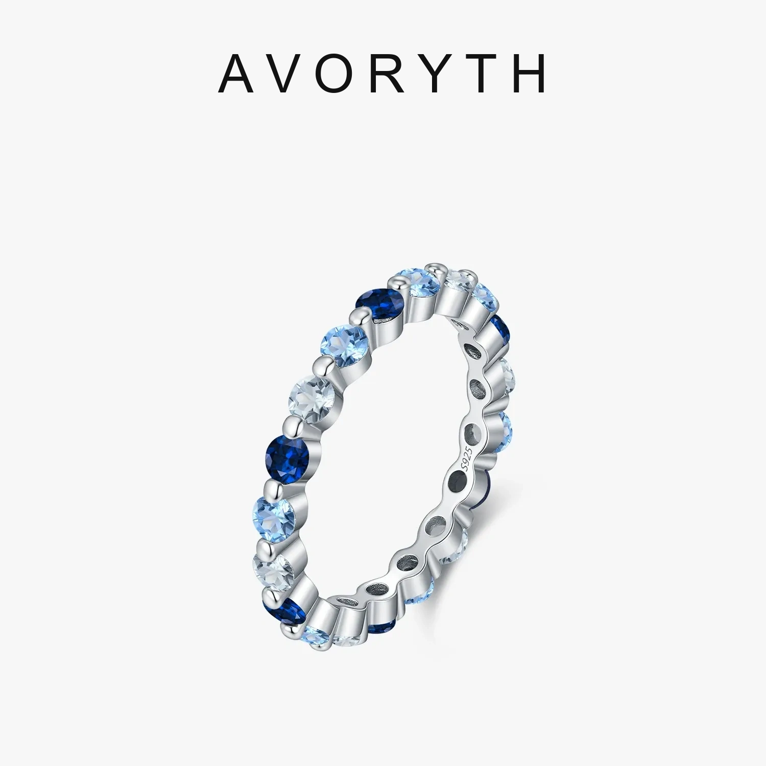 AVORYTH Alessia Blue Moissanite Ring product image 5