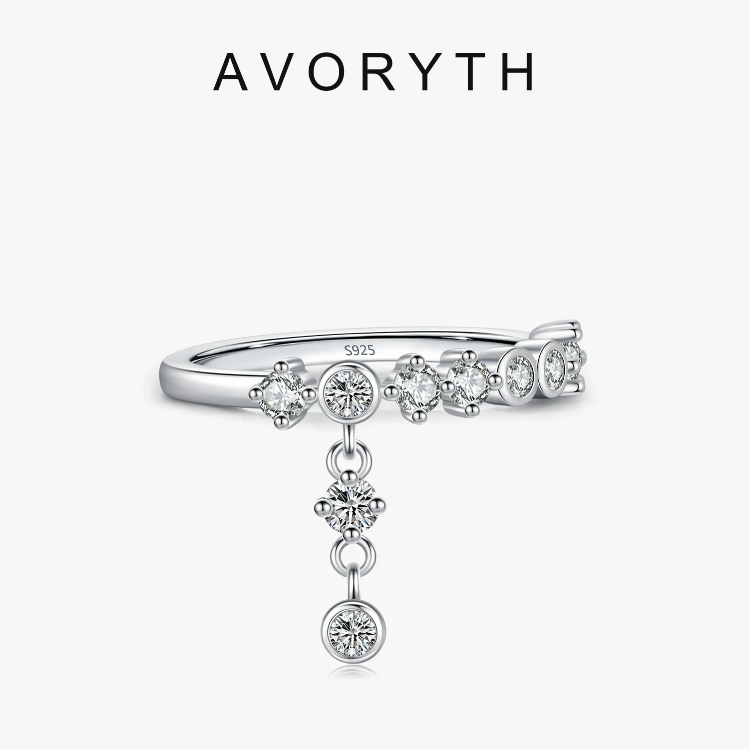 AVORYTH Lyra Solar Moissanite Ring product image 5