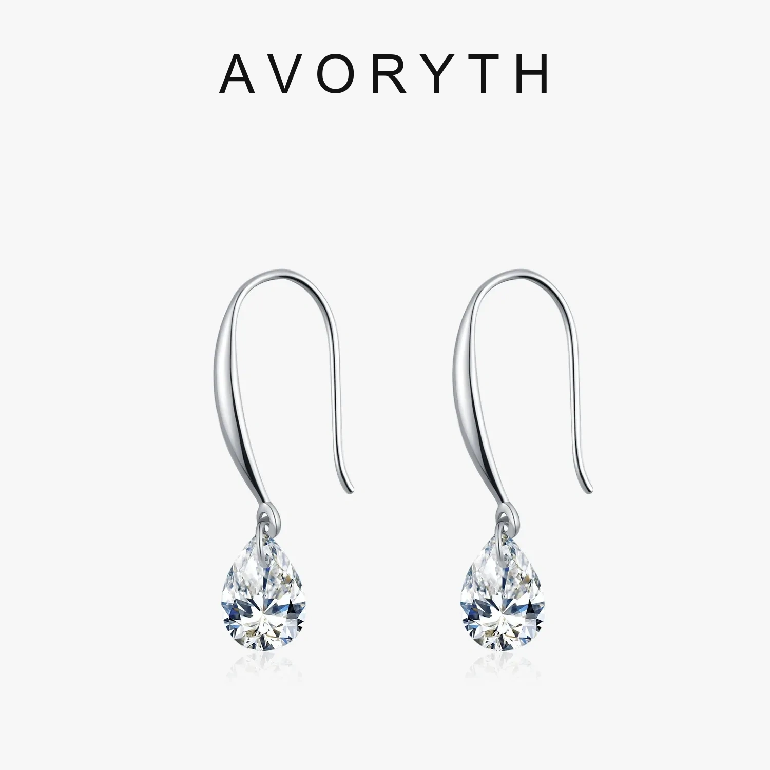 AVORYTH Corinne Teardrop Moissanite Earrings product image 5