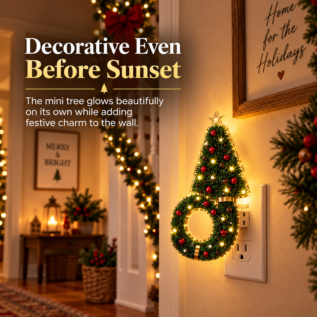 🎄 Christmas Tree Projector Night Light