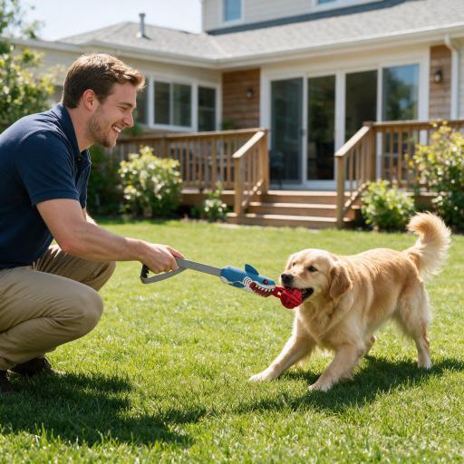Heeipaw Squeaky Tug Rope Toy – Interactive Chew & Training Toy For Happy, Healthy Dogs