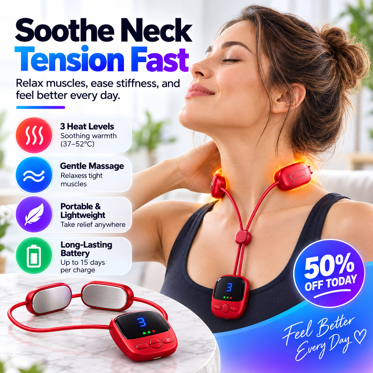 Neck Massager Product Feature 01