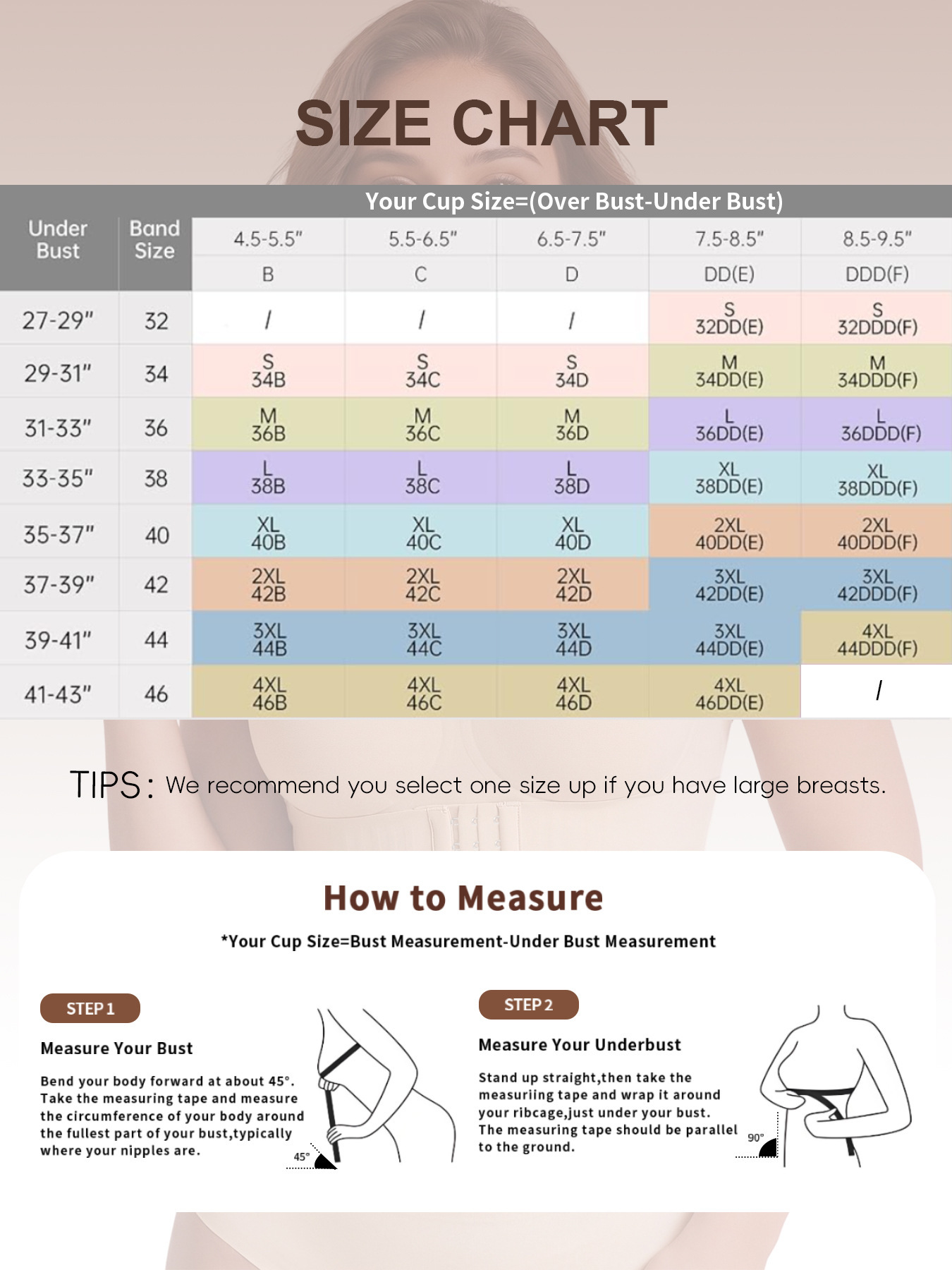 Seamless support bra product detail 17
